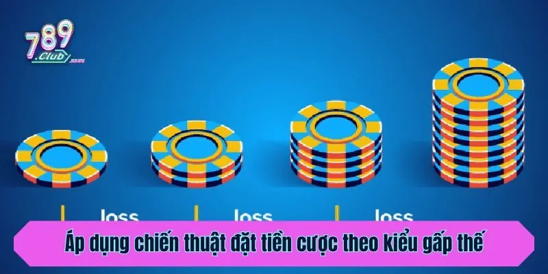Áp dụng chiến thuật đặt tiền cược theo kiểu gấp thếp